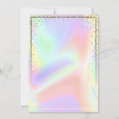 Gold Diamonds, Waterverf Afstudeerder Pet Holograf Kaart (Achterkant)