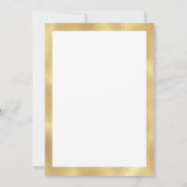 Gold Dice Bunco nacht Kaart (Achterkant)