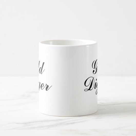 Gold Digger coffee mug gift Koffiemok (Center)