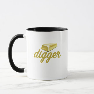 Gold Digger Funny Coffee Mok