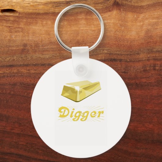 Gold Digger Sleutelhanger (Voorkant)