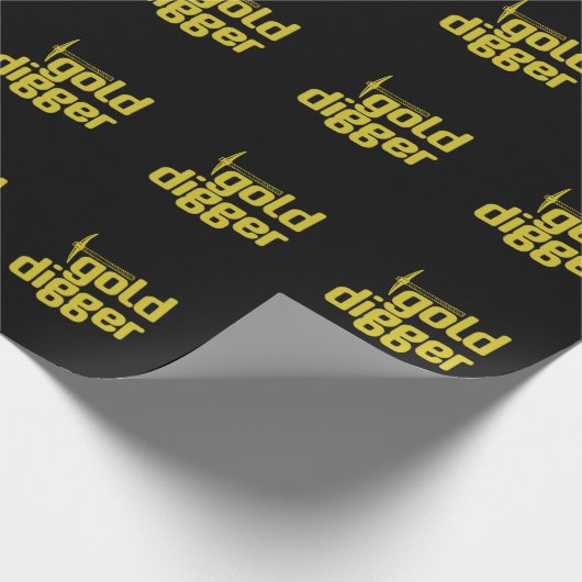 Gold Digger Spitzhacke Pickel Werkzeug Cadeaupapier (Hoek)