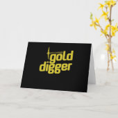 Gold Digger Spitzhacke Pickel Werkzeug Kaart (Gele Bloem)