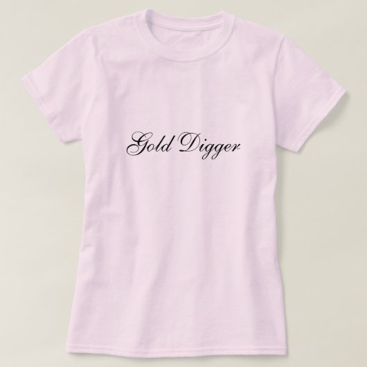 Gold Digger T-shirt (Design voorkant)