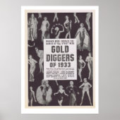 Gold Diggers uit 1933 Poster (Voorkant)