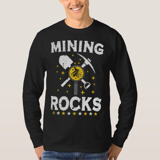 Gold Digging Gold Mining Gold Panning Gold Mine T-shirt (Voorkant)