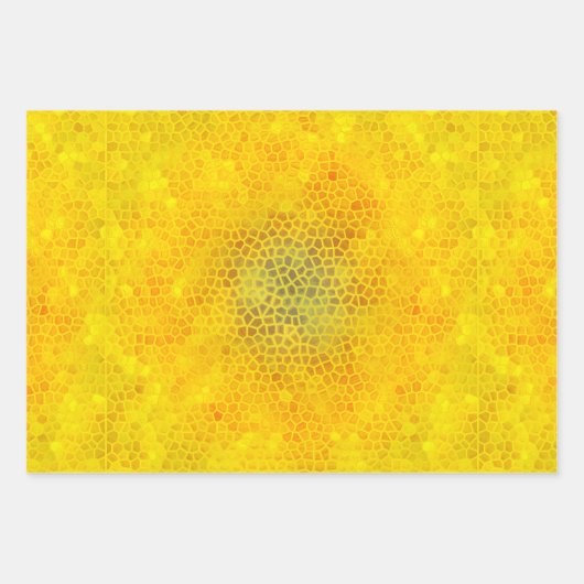 Gold Dinosaur Huid Inpakpapier Vel (Voorkant)