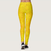 Gold Dinosaur Huid Leggings (Achterkant)