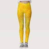 Gold Dinosaur Huid Leggings (Voorkant)