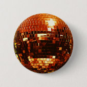 GOLD Disco Ball Button (Voorkant)