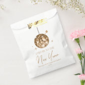 Gold Disco Ball juicht oudejaarsavond feest Bedankzakje (Gezegeld)