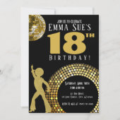 Gold Disco Ball Studio 54: elke dag van de ouderdo Kaart (Voorkant)