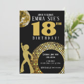 Gold Disco Ball Studio 54: elke dag van de ouderdo Kaart (Staand voorkant)