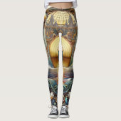 Gold Disk-Leggings Leggings (Voorkant)