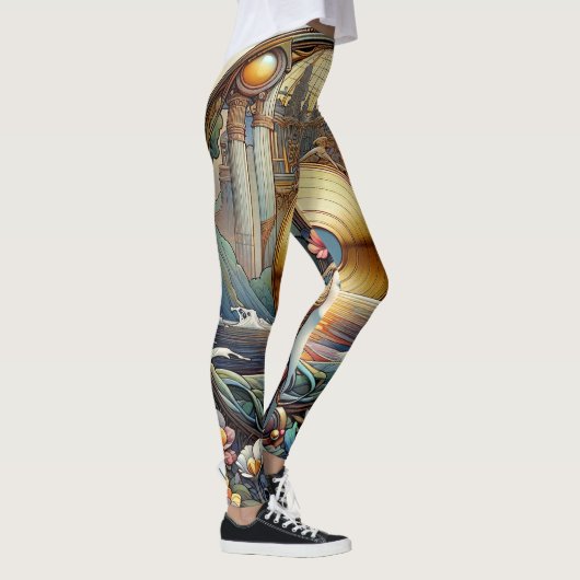 Gold Disk-Leggings Leggings (Rechts)