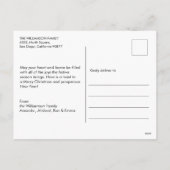 Gold Dit is het seizoen waarin u aangepaste foto k Feestdagenkaart (Achterkant)