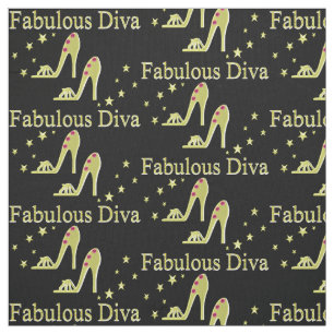 GOLD DIVA EN SCHOENENKONINGIN FASHIONISTA STOF
