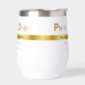 Gold Doctorate PhD Afstuderen Ceremony Party (Links)