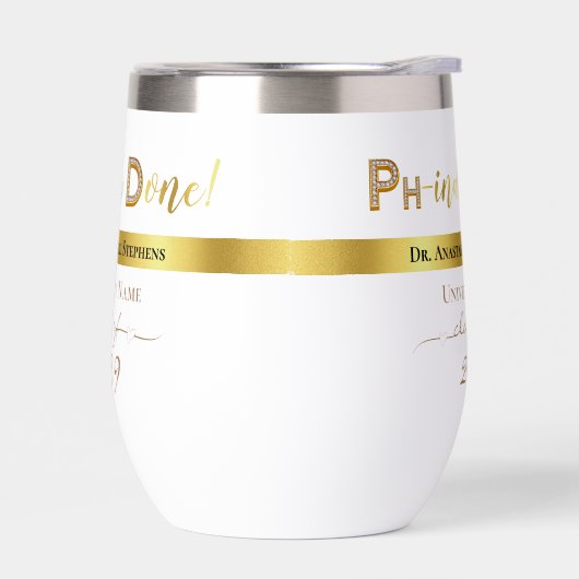 Gold Doctorate PhD Afstuderen Ceremony Party (Links)