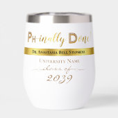 Gold Doctorate PhD Afstuderen Ceremony Party (Achterkant)