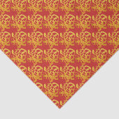 Gold Dog Papercut Chinees nieuwjaar 2018 Tissue P Tissuepapier (Detail)
