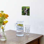 Gold Dog Paw Print Lijst Dog Foto & Name (Laag (Keuken))