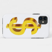 Gold Dollar-symbool Case-Mate iPhone Case (Achterkant (horizontaal))