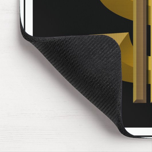 Gold Dollar-teken Muismat (Hoek)