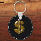 Gold Dollar-teken Sleutelhanger (Voorkant)