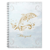 Gold Dolphin - persoonlijk Notitieboek (Voorkant)