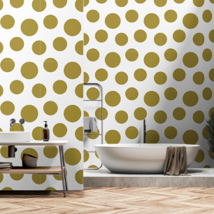 Gold Dot Behang