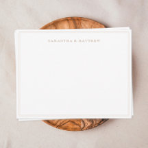 Gold Double Border Couple