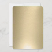 Gold Double Happiness Elegant Chinese Wedding Kaart (Achterkant)