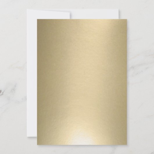 Gold Double Happiness Elegant Chinese Wedding Kaart (Achterkant)