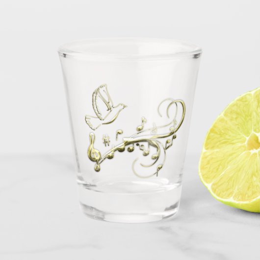 Gold Dove Shot Glas (Voorkant)