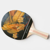 Gold Dragon gepersonaliseerd Tafeltennisbatje (Zijkant)