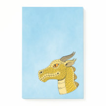 Gold Dragon Head in Profile