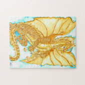 Gold Dragon Legpuzzel (Horizontaal)