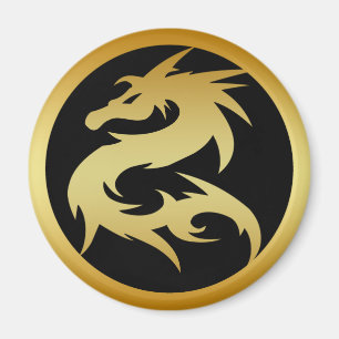 GOLD DRAGON MAGNEET