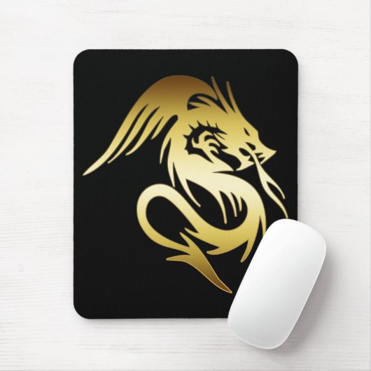 GOLD DRAGON MUISMAT (Met muis)