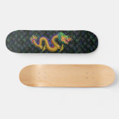 Gold Dragon op groene drakenschalen Persoonlijk Skateboard (Horizontaal)