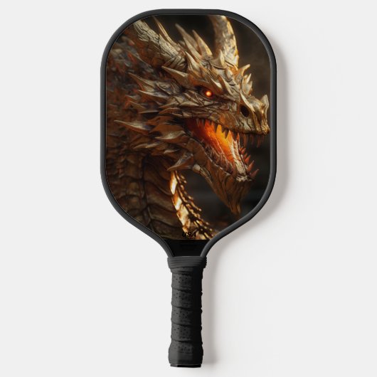 Gold Dragon Pickleball Paddle (Achterkant)