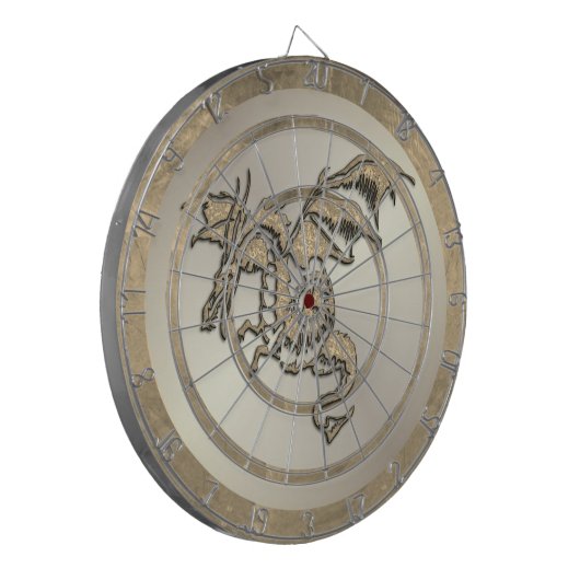 Gold Dragon Regulation Dartboard Dartbord (Voorkant Links)