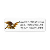 Gold Dragon Return-label Etiket (Voorkant)