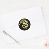GOLD DRAGON RONDE STICKER (Envelop)