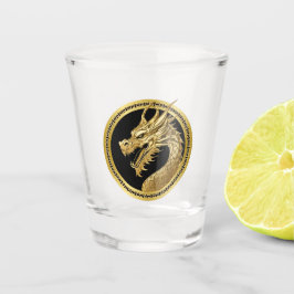 Gold Dragon Shot Glas