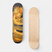 Gold Dragon Skateboard Deck (Voorkant)