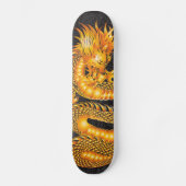 Gold Dragon Skateboard Deck (Voorkant)