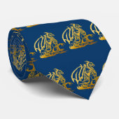 Gold Dragon Stropdas (Opgerold)