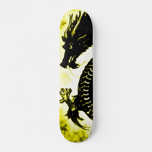 Gold Dragon Suicide Pro Park Board Persoonlijk Skateboard (Voorkant)